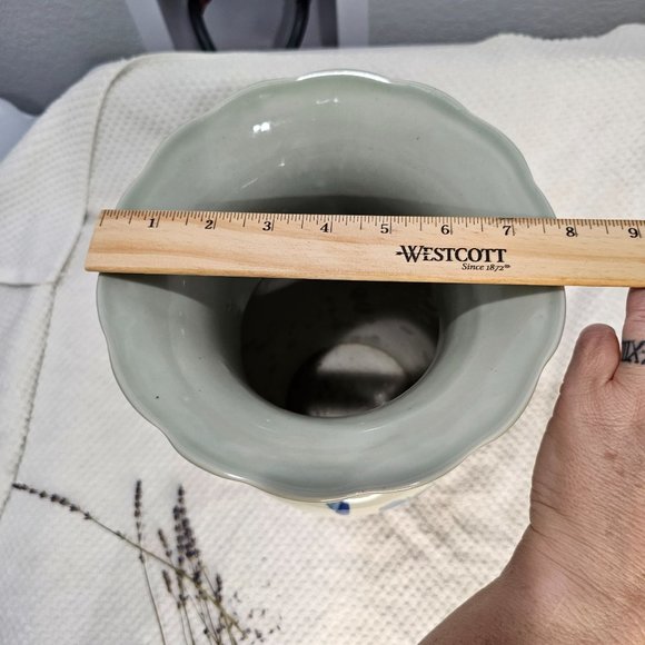 Large Seymour Mann China Blue Vase - Picture 6 of 6